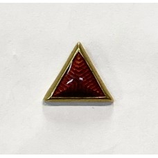 Петличный знак воинского различия "треугольник" для младшего начсостава войск РККА и НКВД, обр. 1935 г.. На закрутке. 